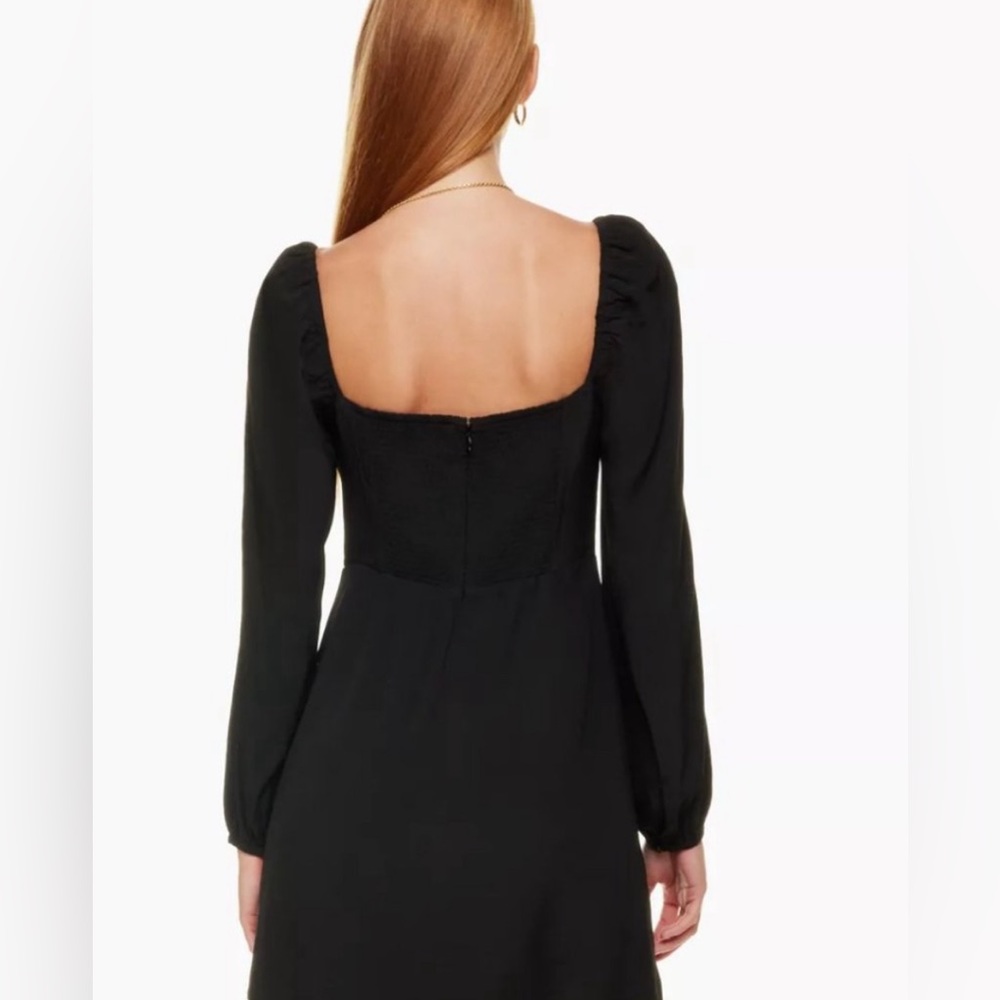 Aritzia SUNDAY BEST "Delilah" Longsleeve Dress Black - Picture 2 of 9